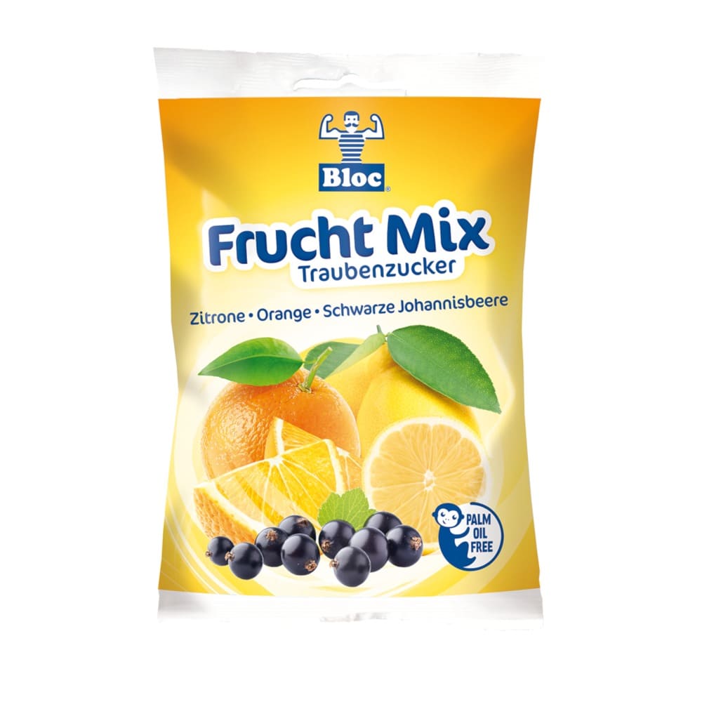 Bloc Frucht Mix Traubenzucker Mischung Beutel 75 g