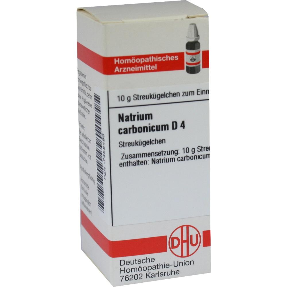 NATRIUM CARBONICUM D 4 Globuli 10 g Globuli