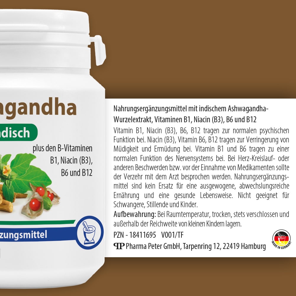 Ashwagandha indisch plus 90 St Kapseln