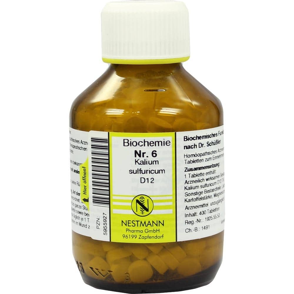 BIOCHEMIE 6 Kalium sulfuricum D 12  400 St Tabletten