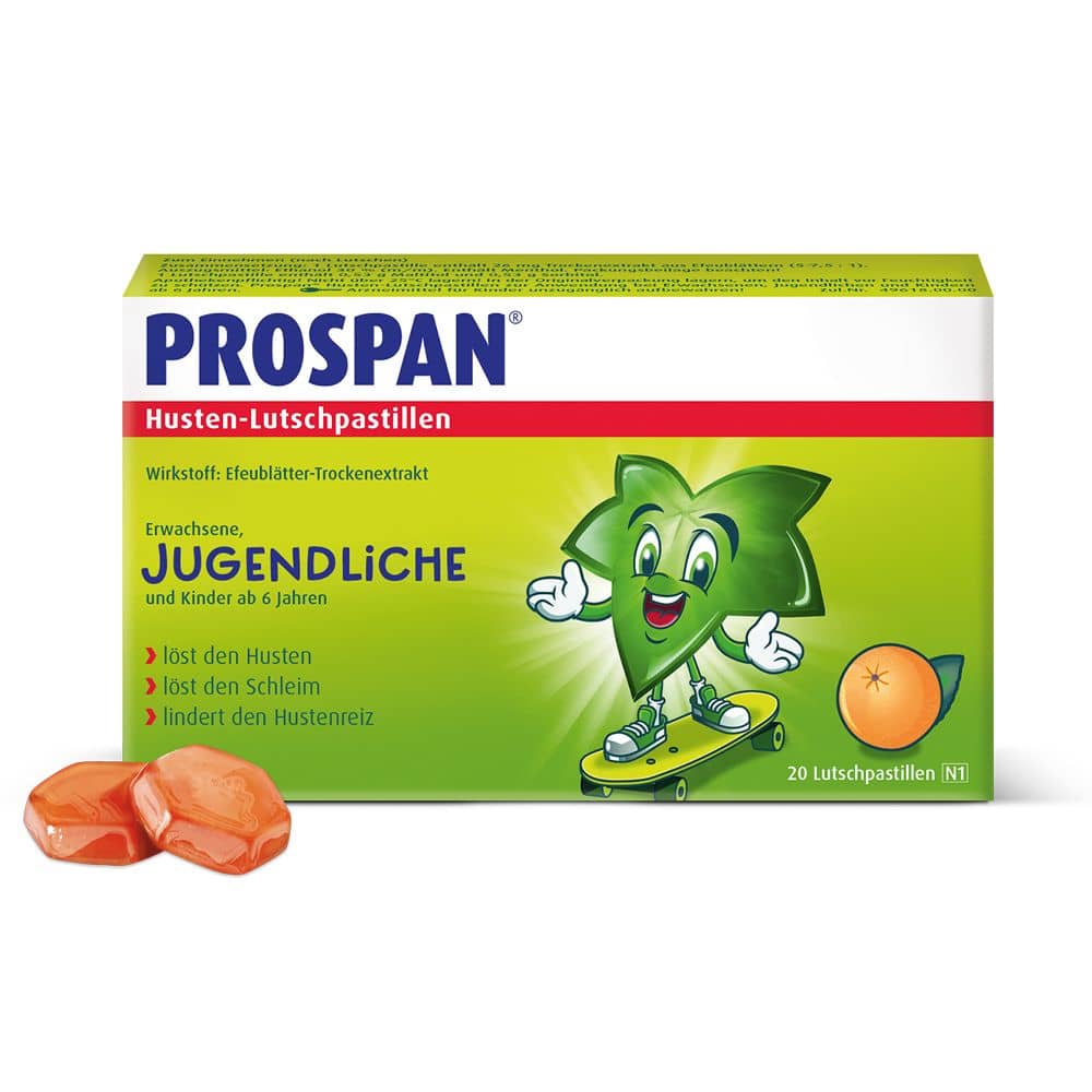 PROSPAN Husten-Lutschpastillen 20 St Pastillen