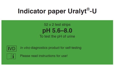URALYT-U Indikatorpapier 52X2 St Teststreifen