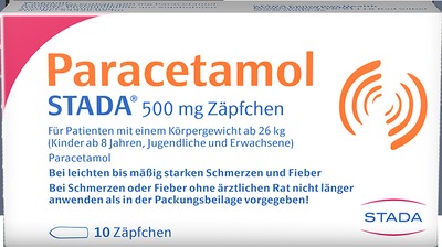 Paracetamol STADA 500mg 10 St Suppositorien