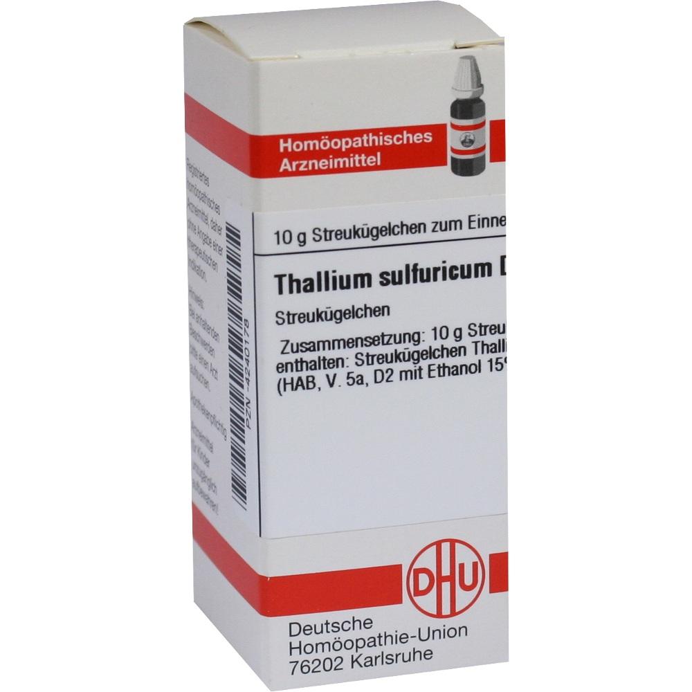 THALLIUM SULFURICUM D 6 Globuli 10 g Globuli