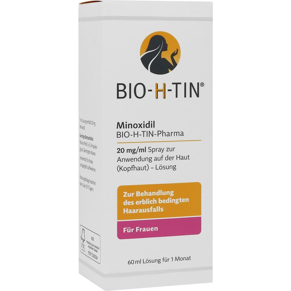 MINOXIDIL BIO-H-TIN Pharma 20 mg/ml Spray 60 ml Lösung