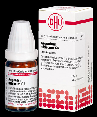 ARGENTUM NITRICUM C 6 Globuli 10 g Globuli