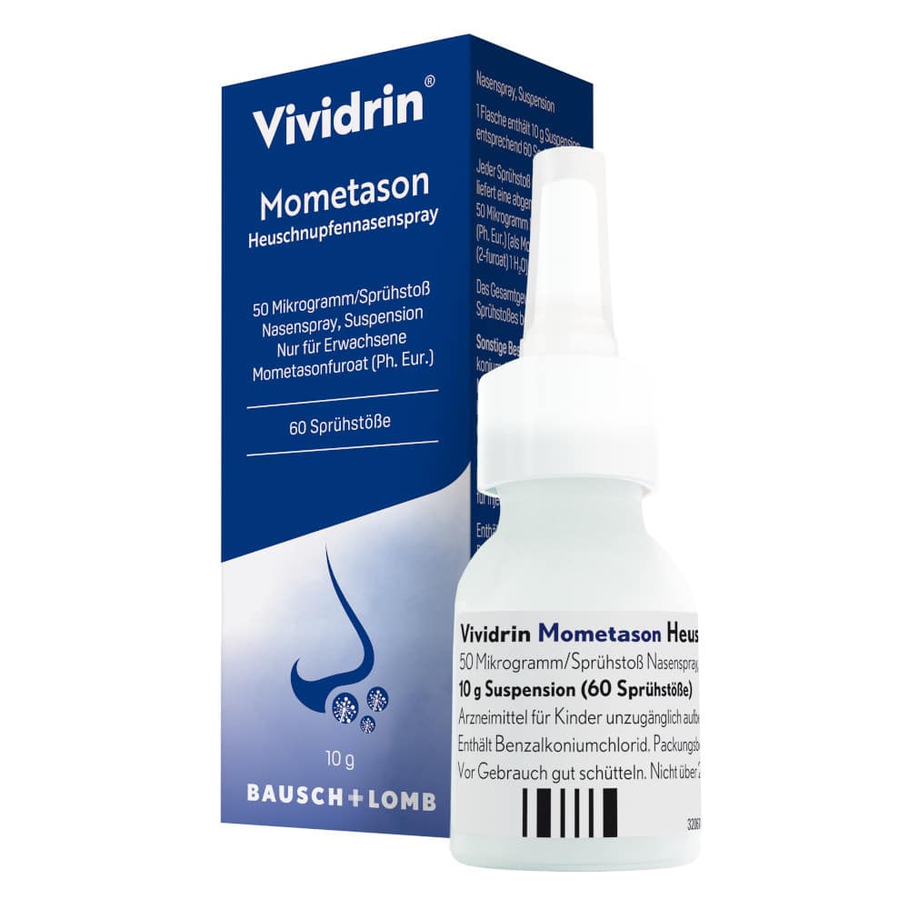 Vividrin Mometason Heuschnupfennasenspray bei starken allergischen Beschwerden 10 g Nasenspray