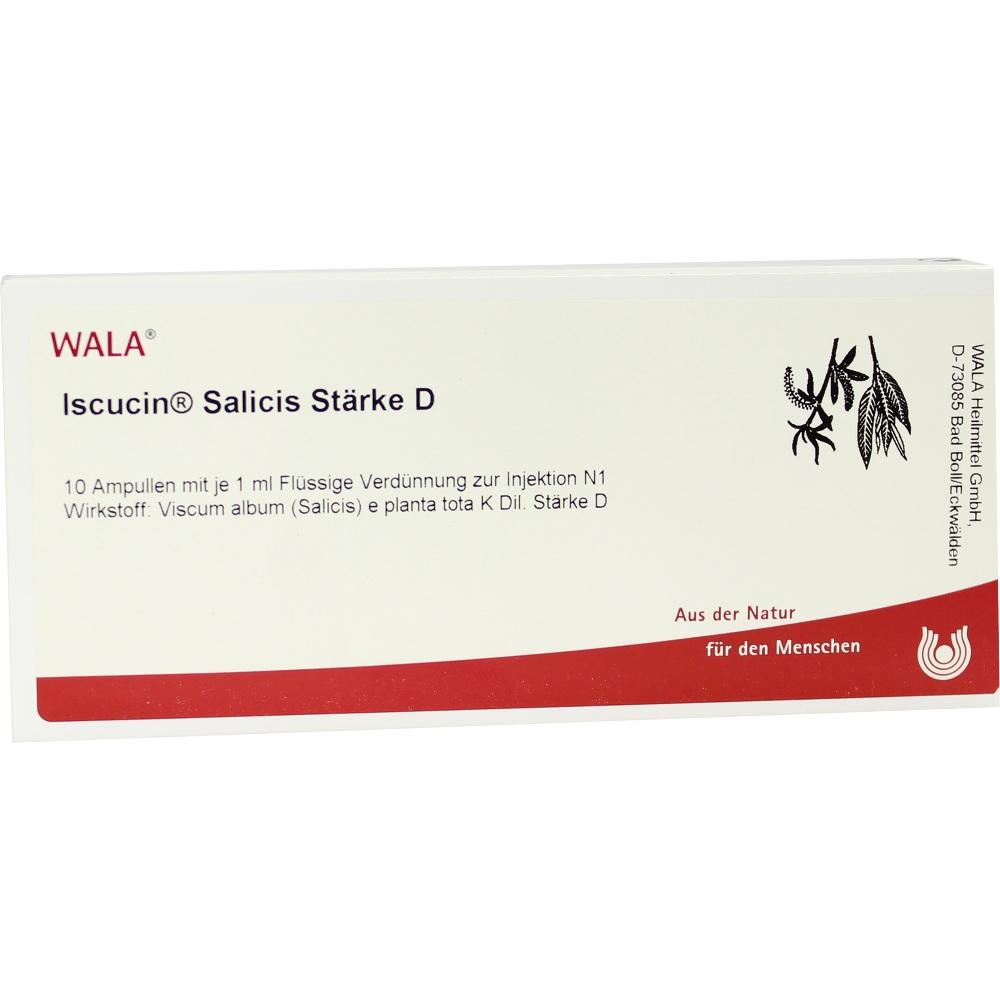 Iscucin Salicis Stärke D Ampullen 10X1 ml Ampullen