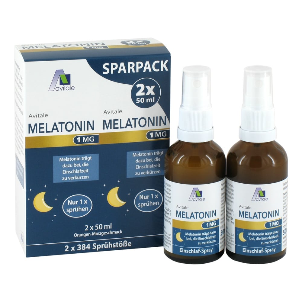 Avitale MELATONIN 1 MG 2X50 ml Spray