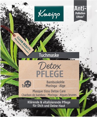 Kneipp Tuchmaske Detox PFLEGE 1 St Gesichtsmaske