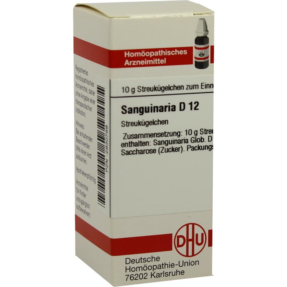 SANGUINARIA D 12 Globuli 10 g Globuli
