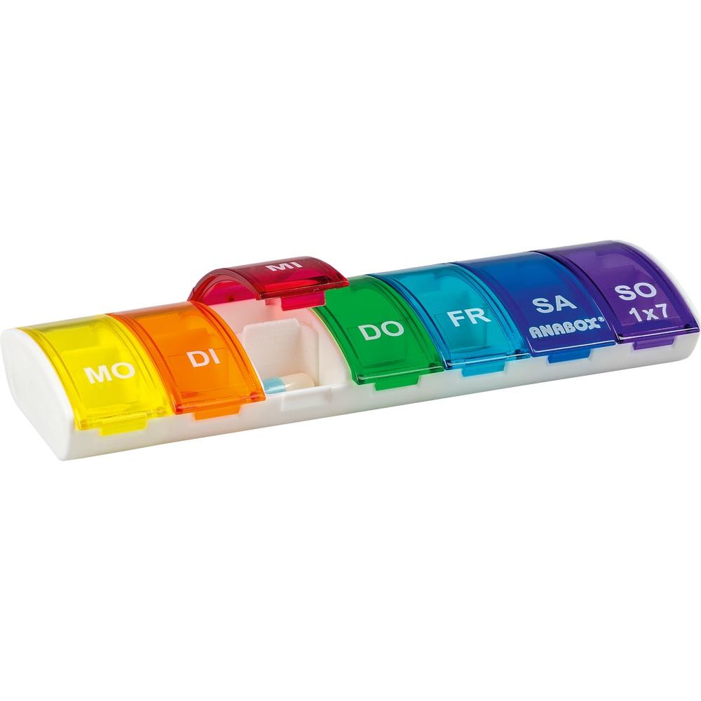 Anabox 1x7 Regenbogen mit Fachteilern 1 St