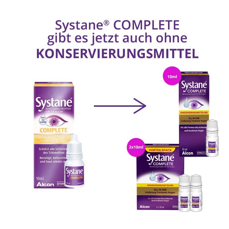 Systane Complete Benetzungstropfen für die Augen 10 ml Augentropfen