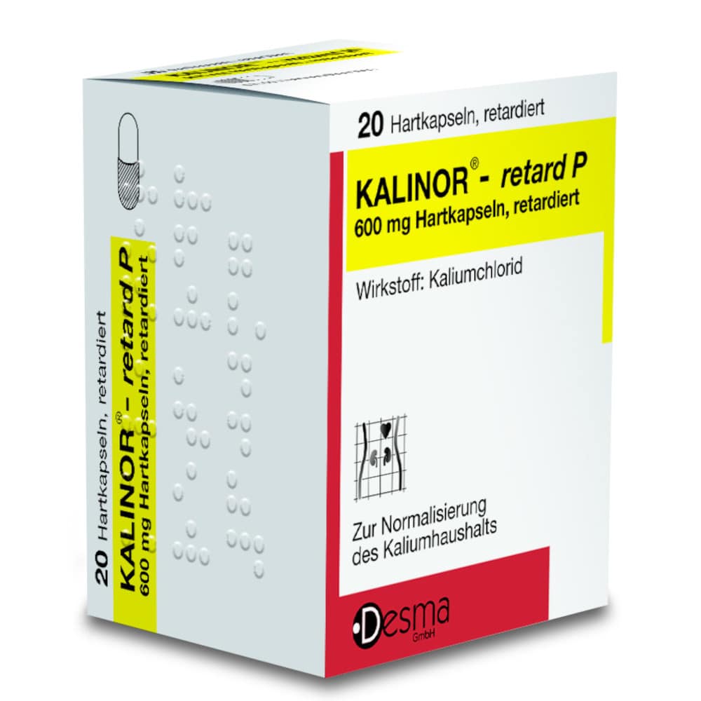 KALINOR retard P 600 mg Hartkapseln 20 St Hartkapseln