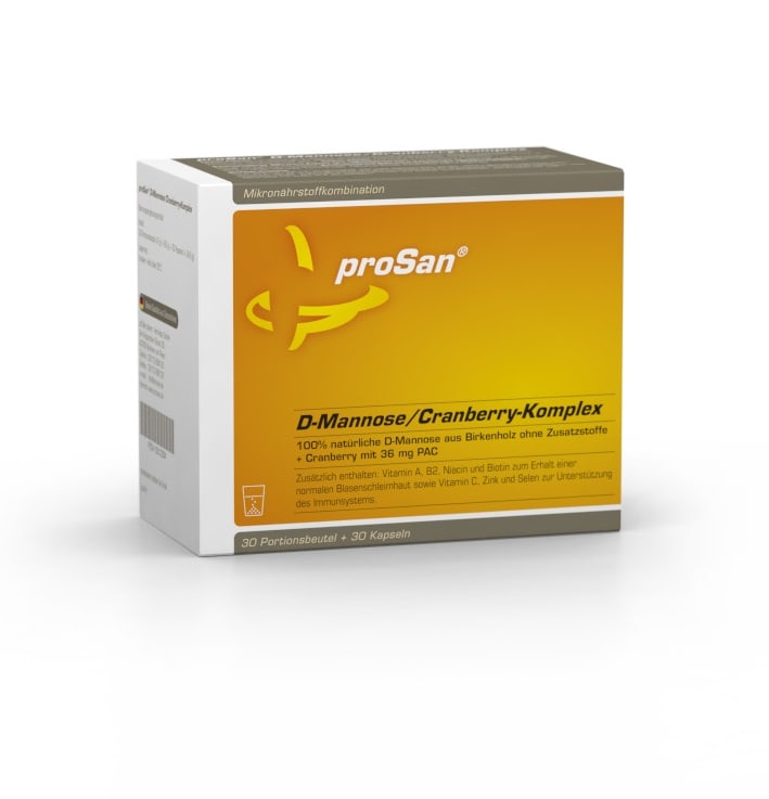 PROSAN D-Mannose/Cranberry-Komplex 2X30 St Kombipackung