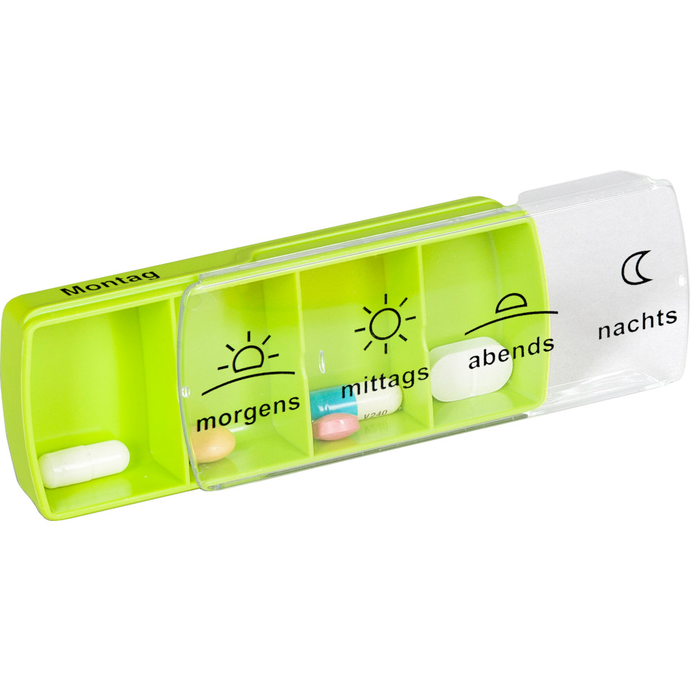 Anabox Compact 7 Tage Wochendosierer Grün/weiß 1 St
