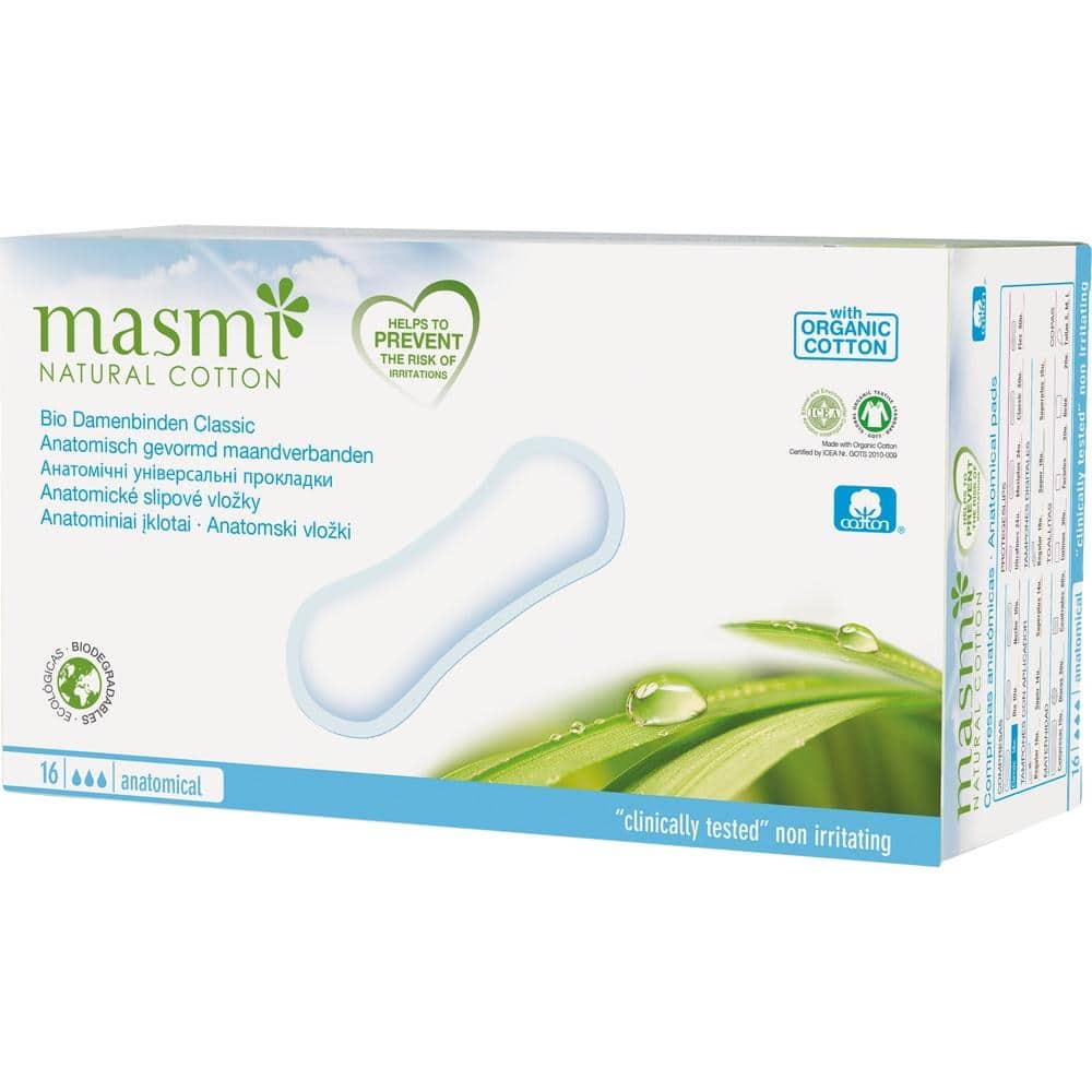 masmi Bio Damenbinden Classic 100% Bio-Baumwolle 1X16 St