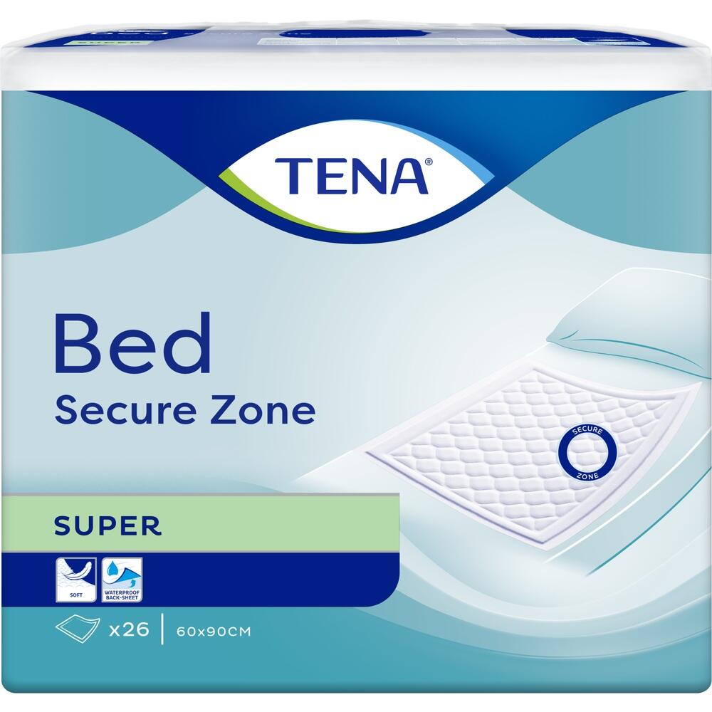 TENA bed Secure Zone Super Krankenunterlagen 60x90cm 26 St