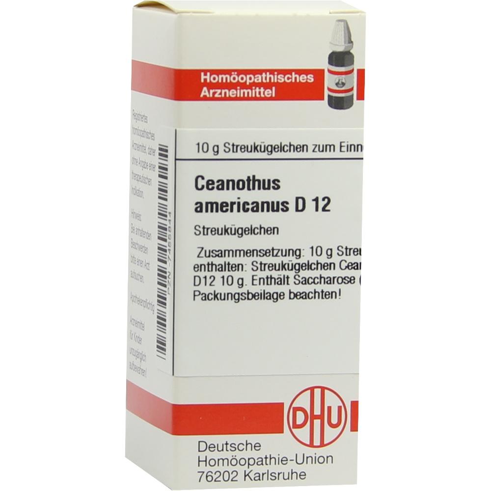 CEANOTHUS AMERICANUS D 12 Globuli 10 g Globuli