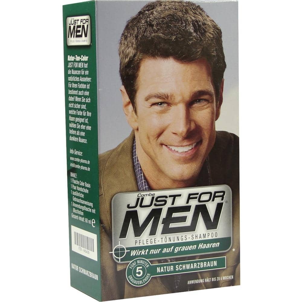 JUST for men Tönungsshampoo schwarzbraun 60 ml Shampoo