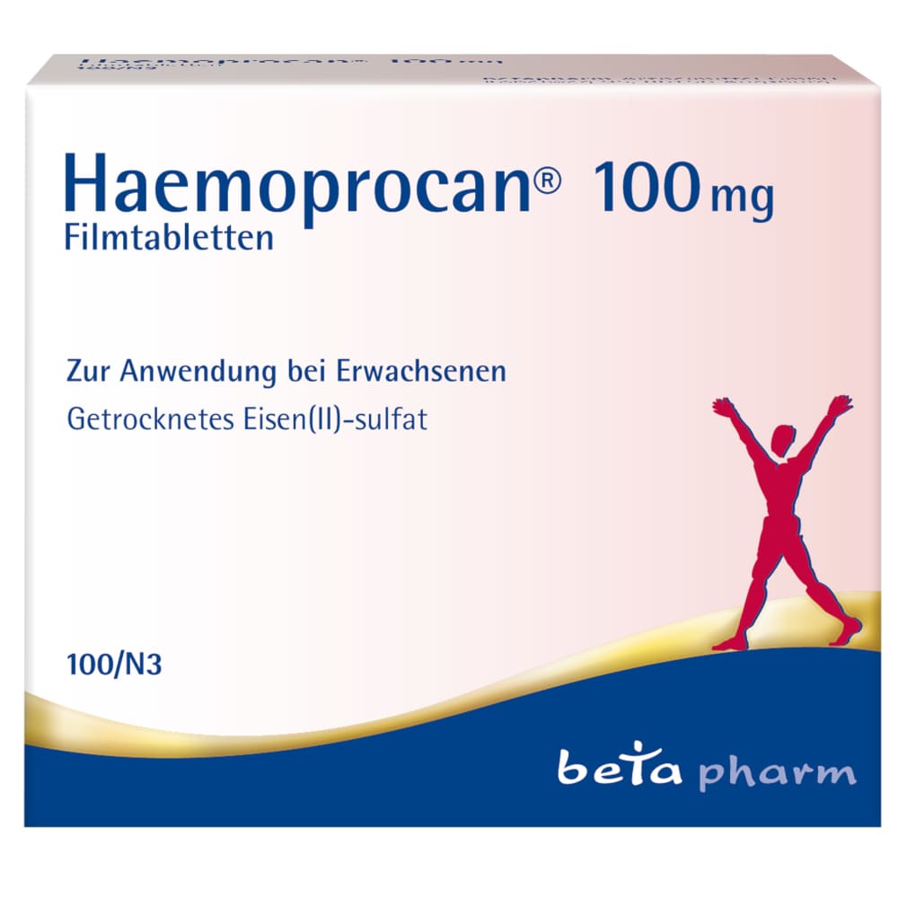 Haemoprocan 100mg Filmtabletten 100 St Filmtabletten