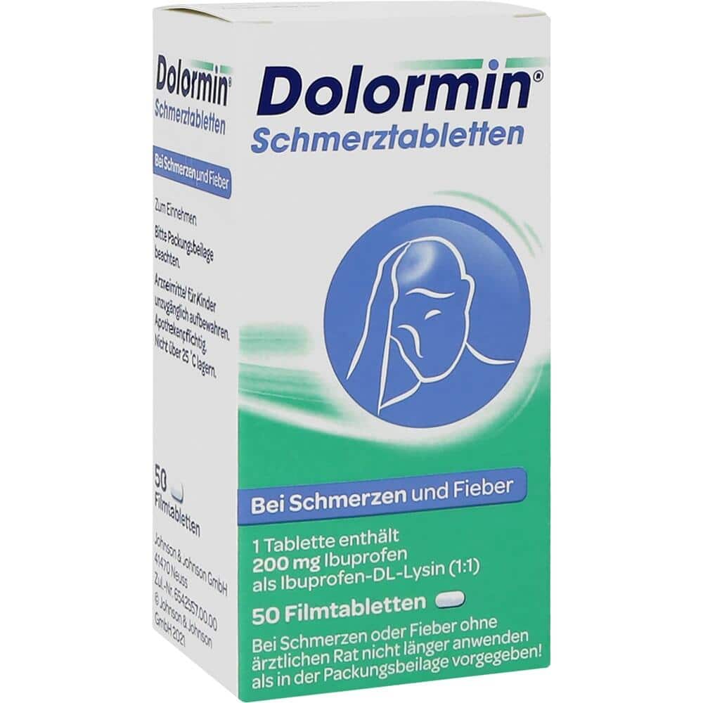 Dolormin Schmerztabletten mit Ibuprofen bei Kopfschmerzen