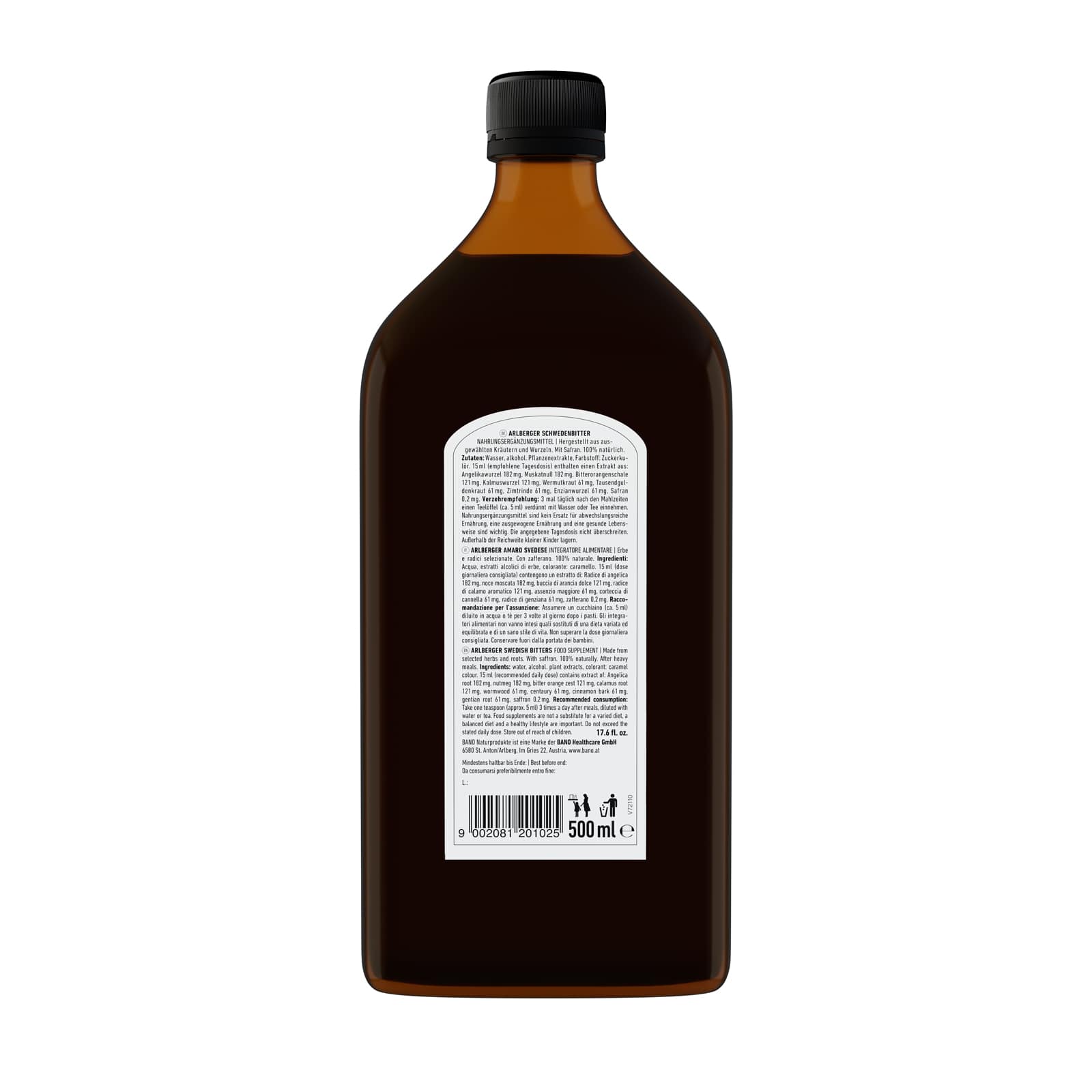 SCHWEDENBITTER Arlberger Elixier 500 ml Elixier