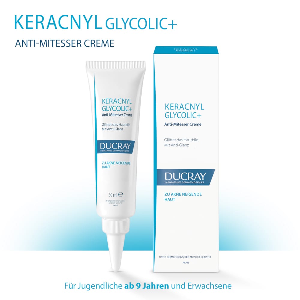 DUCRAY KERACNYL GLYCOLIC+ Anti-Mitesser Creme 30 ml Creme