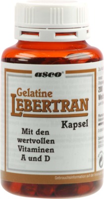 LEBERTRAN KAPSELN 500MG 200 St Kapseln