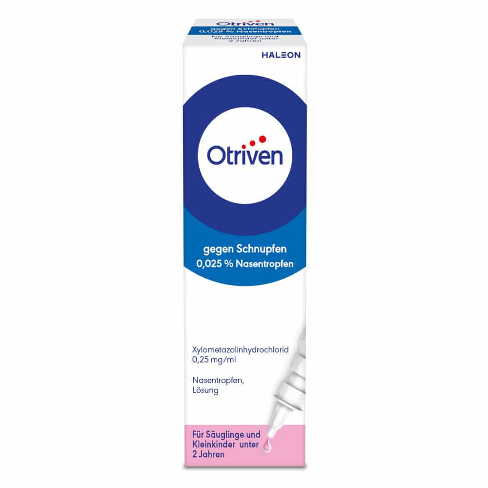 Otriven SCHNUPFEN NASENTROPFEN 0,25mg/ml Säuglinge & Kleinkinder  10 ml Nasentropfen
