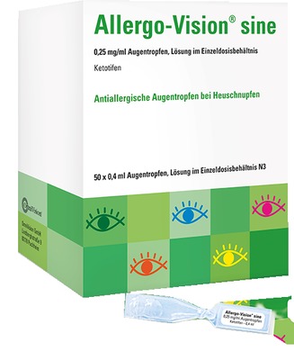 Allergo-Vision sine 0,25mg/ml Augentropfen 50X0.4 ml Einzeldosispipetten
