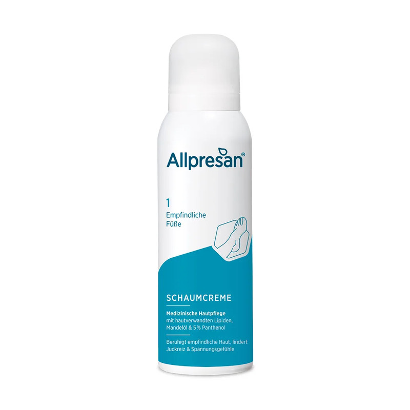 Allpresan Fuß spezial Nr. 1 ORIGINAL SCHAUM-CREME Empfindliche Haut 125 ml Schaum