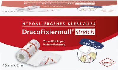 DRACOFIXIERMULL stretch 10 cmx2 m 1 St Pflaster