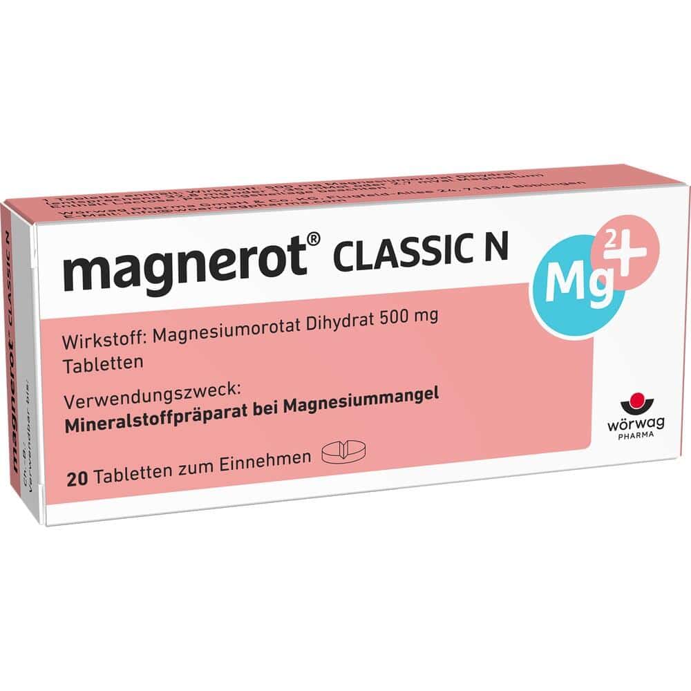 magnerot CLASSIC N 20 St Tabletten