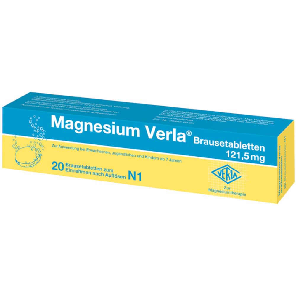 Magnesium Verla Brausetabletten 20 St Brausetabletten