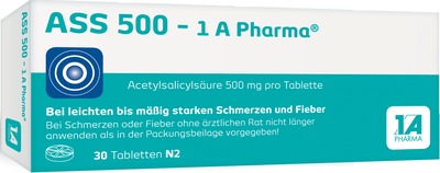 ASS 500-1A Pharma 30 St Tabletten