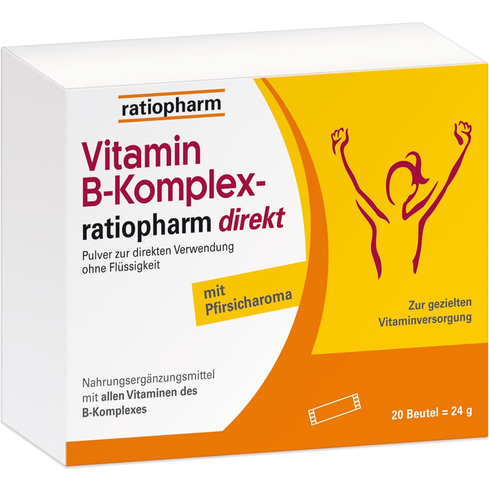 Vitamin B-Komplex ratiopharm direkt 20 St Pulver
