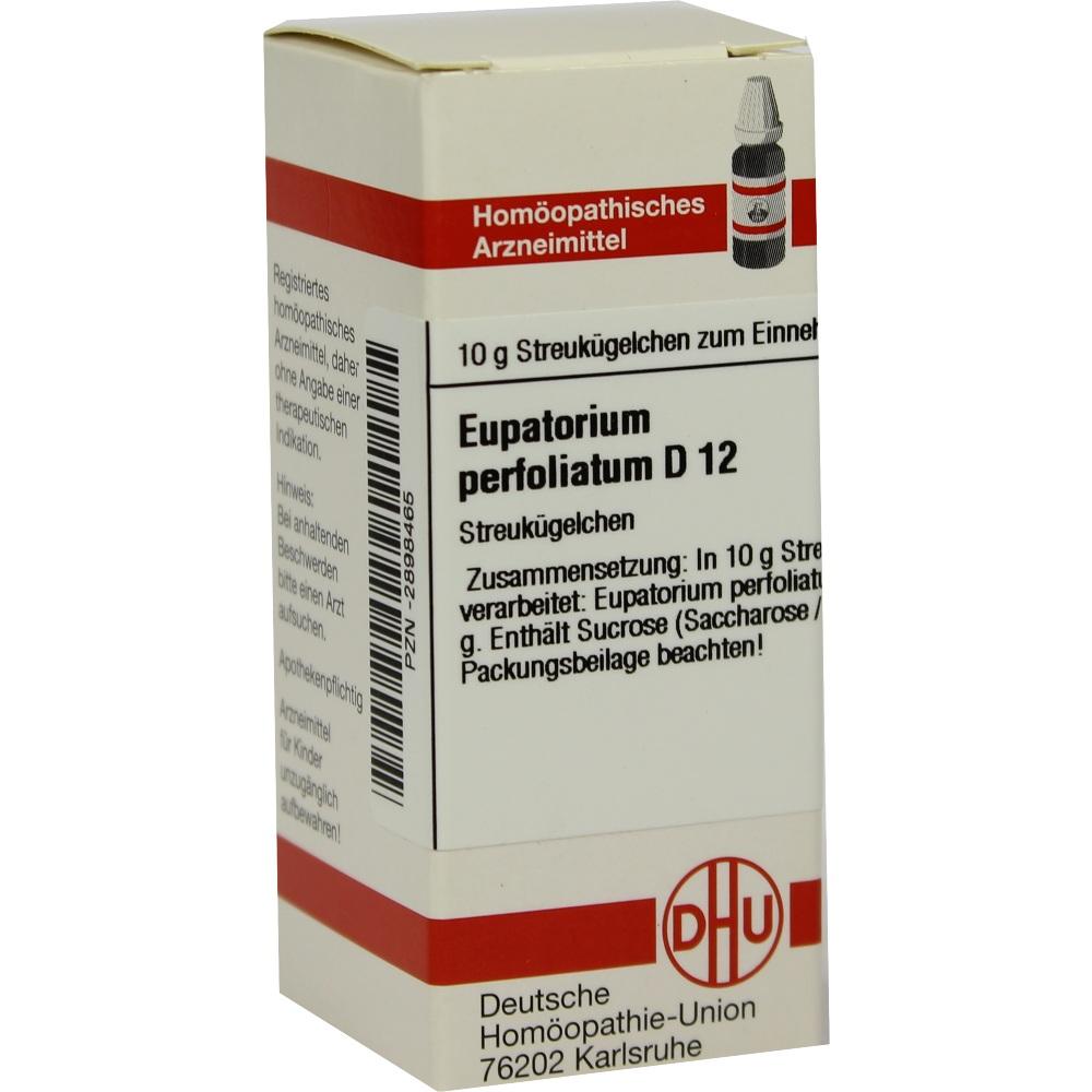 EUPATORIUM PERFOLIATUM D 12 Globuli 10 g Globuli