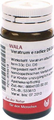 WALA Veratrum e radice D6 Globuli 20 g Globuli