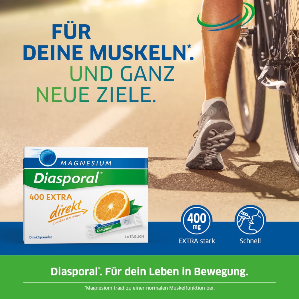 MAGNESIUM Diasporal 400 EXTRA direkt 100 St Granulat