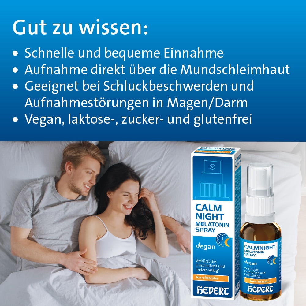 CALM NIGHT MELATONIN SPRAY HEVERT  30 ml Spray