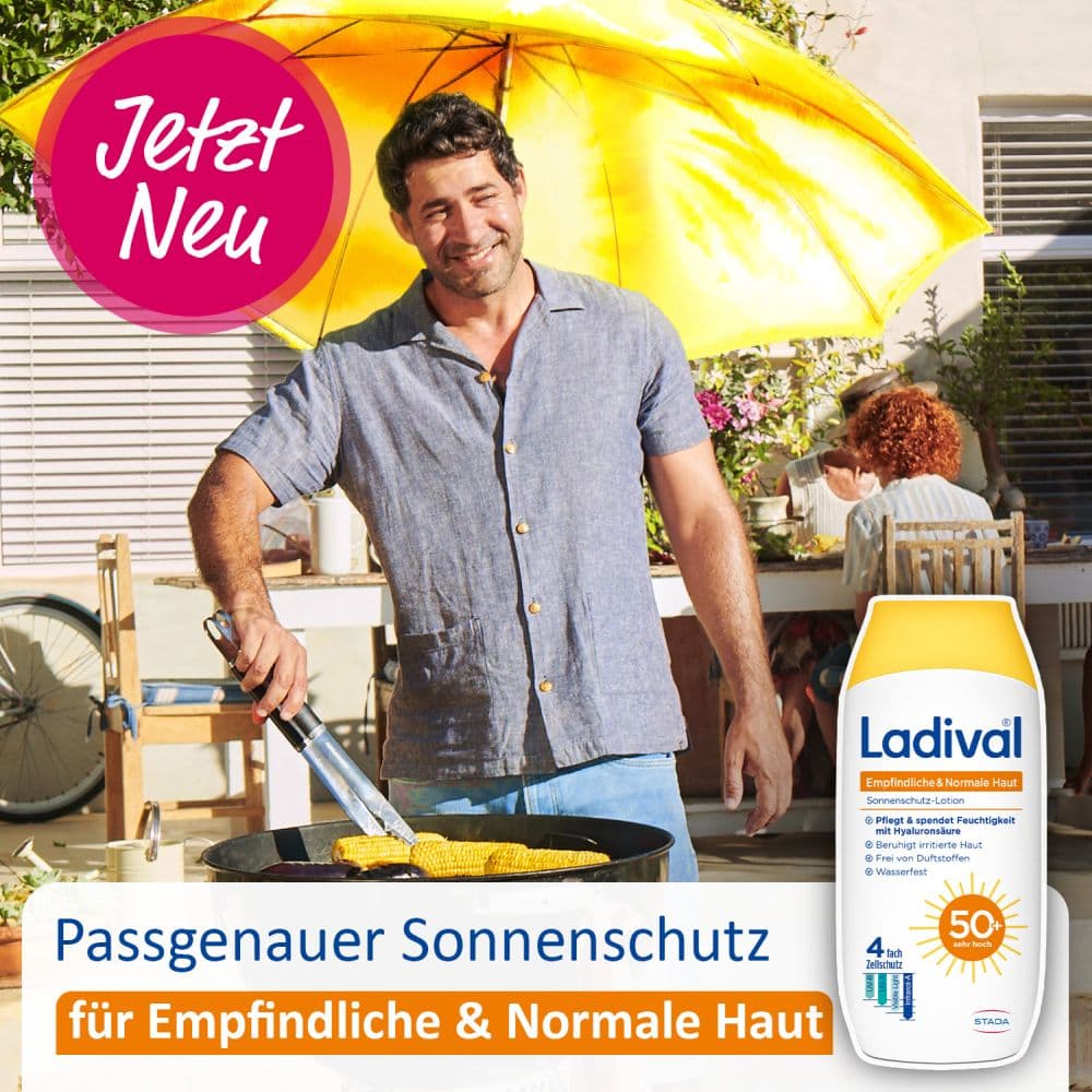 Ladival Empfindliche & Normale Haut Sonnenschutz-Lotion LSF 50+ 200 ml Lotion