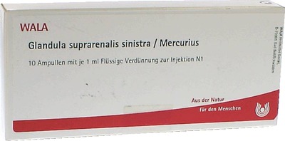 Glandula suprarenalis sinistra/Mercurius 10X1 ml Ampullen