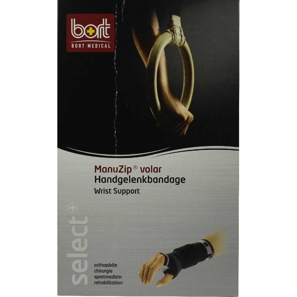BORT ManuZip volar rechts large schwarz 1 St Bandage
