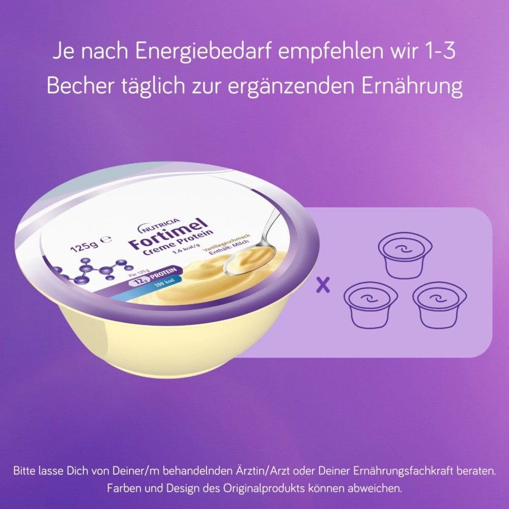 NUTRICIA Fortimel Creme Mischkarton  8X4X125 g Flüssigkeit