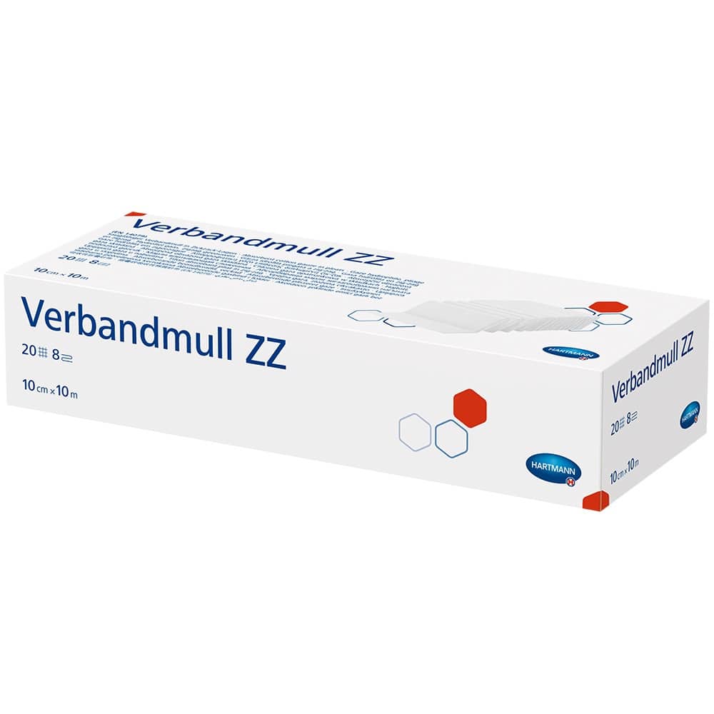 VERBANDMULL Hartmann 10 cmx10 m zickzack 1 St Verband