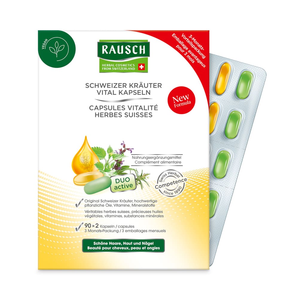 RAUSCH Schweizer Kräuter Vital-Kapseln 3X30X2 St Kapseln