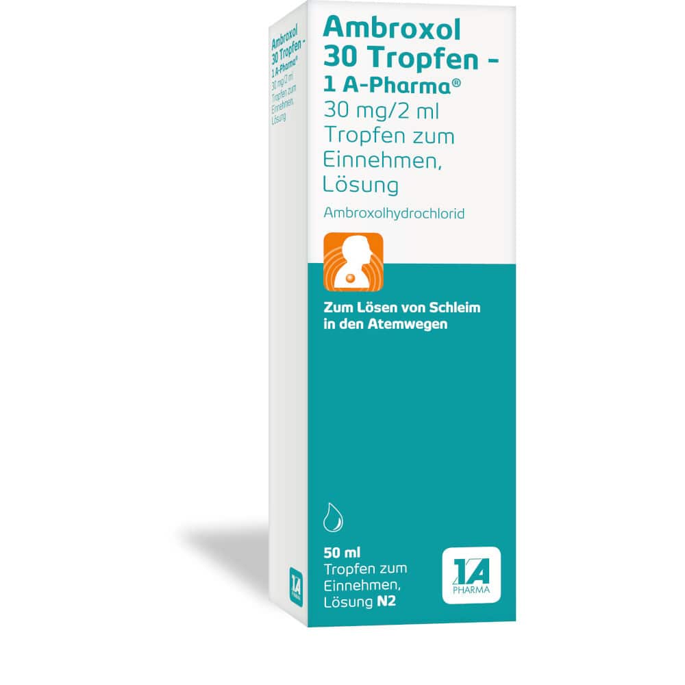 Ambroxol 30 Tropfen - 1A Pharma 50 ml Lösung