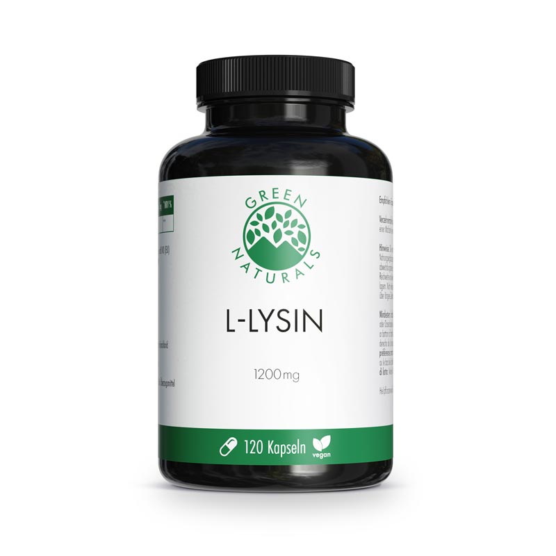 GREEN NATURALS L-LYSIN 1200 mg 120 St Kapseln