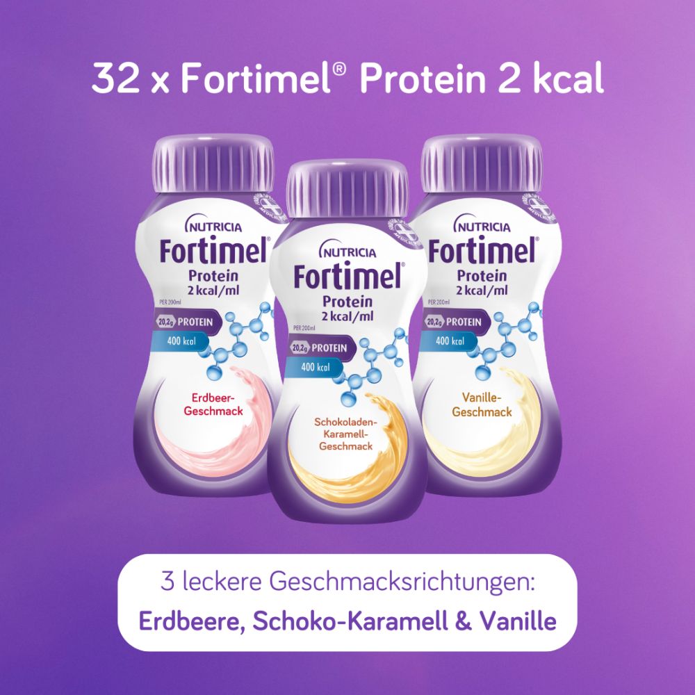 Fortimel Protein 2 kcal Mischkarton 32X200 ml Flüssigkeit